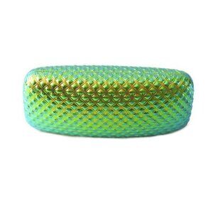 H0les Rave Sunglasses Case Neon Green Gold